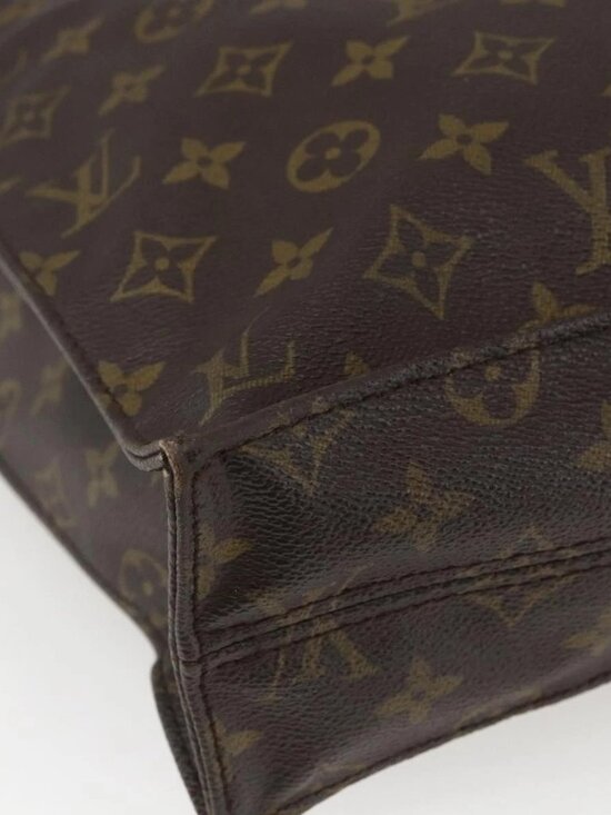 LOUIS VUITTON Monogram Sac Plat Hand Bag M51140 LV Auth BA9399 - Picture 10 of 16